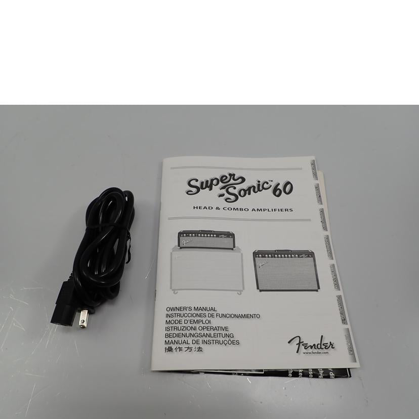 FENDER FENDER/ギターアンプ/SUPER SONIC 60//CR-356740/Bランク/62