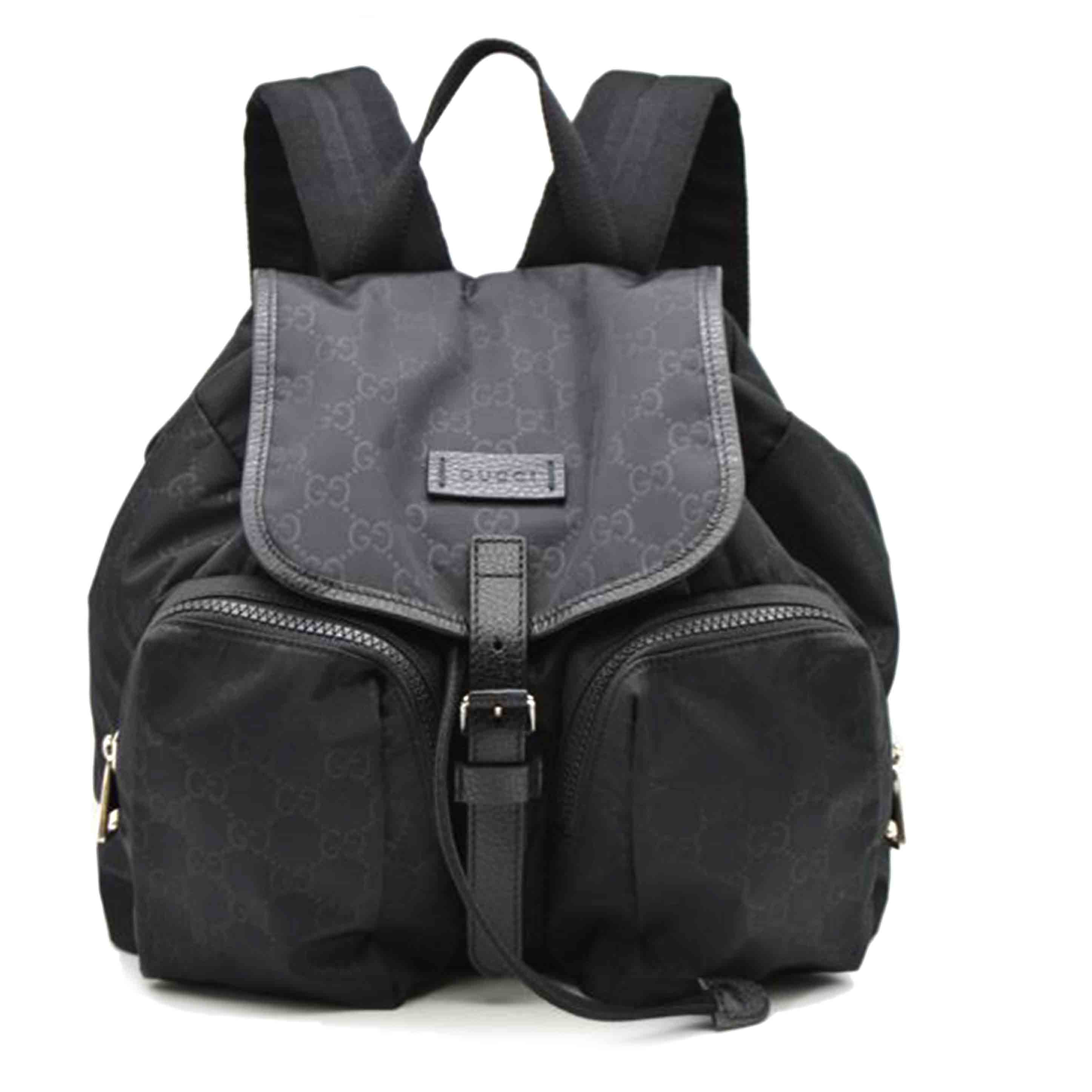 GUCCI グッチ/GGナイロンバックパック／ブラック/510343//200**/Aランク/89