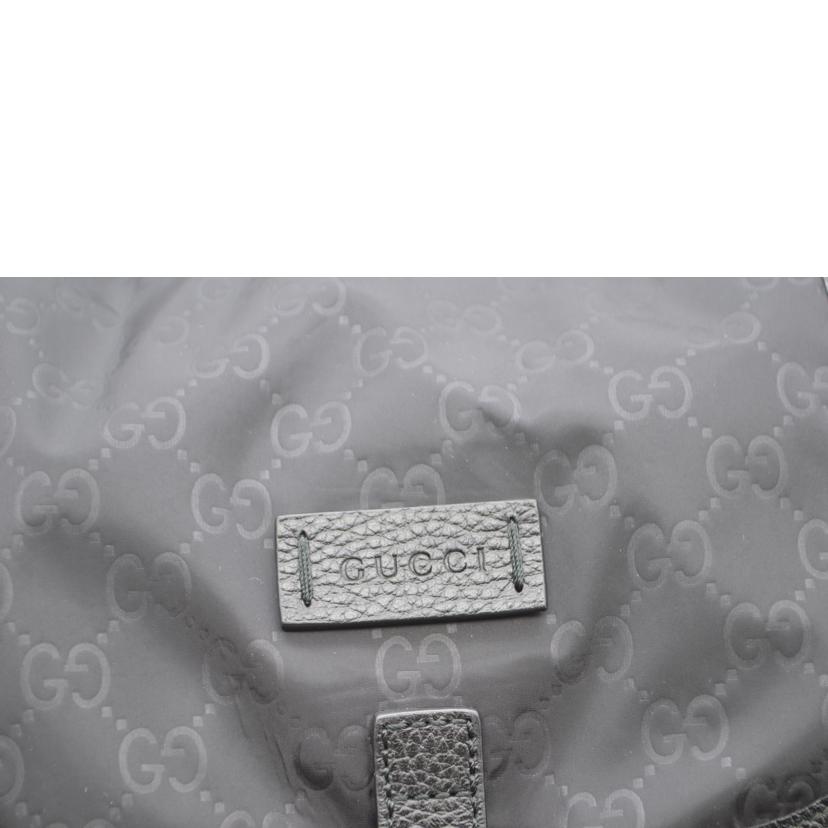 GUCCI グッチ/GGナイロンバックパック／ブラック/510343//200**/Aランク/89