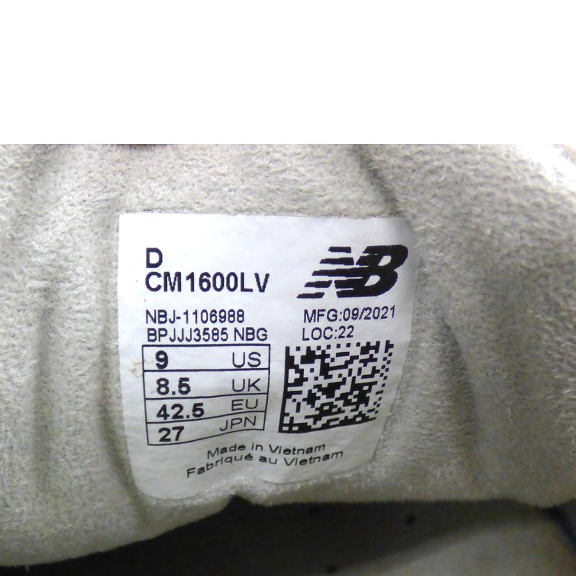 new　balance ﾆｭｰﾊﾞﾗﾝｽ/new　balance　スニーカー/CM1600LV//Cランク/64