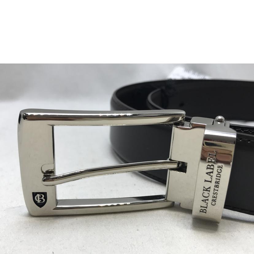 新品　BLACK LABEL CRESTBRIDGE ブラック　レザー　ベルト BLACK LABEL CRESTBRIDGE ブラックレーベル クレストブリッジ