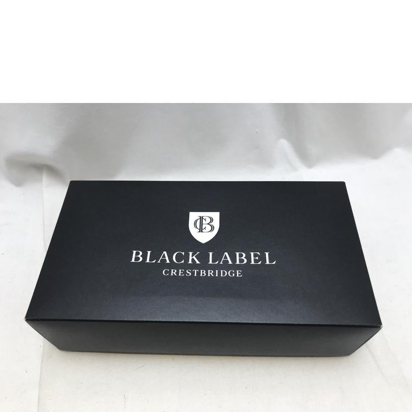 BLACK LABEL CRESTBRIDGE ブラックレーベルクレストブリッジ チェックバックルプリズムエンボスレザーベルト（ベルト