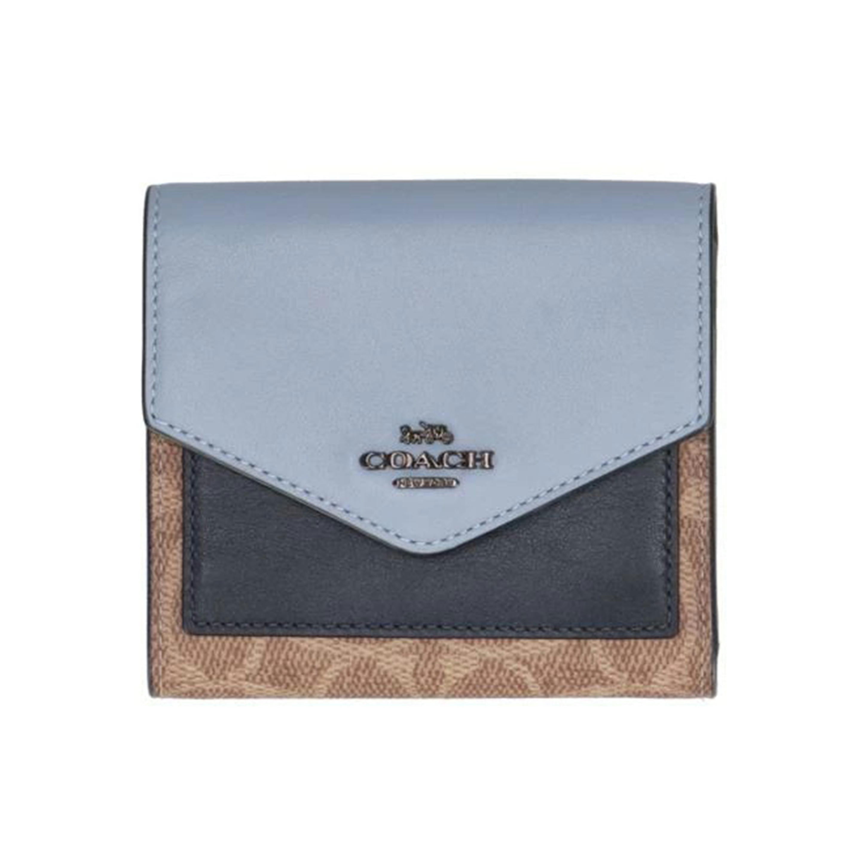 COACH コーチ/シグネチャーカラーブロックスモールウォレット/69829//D19**/Aランク/25