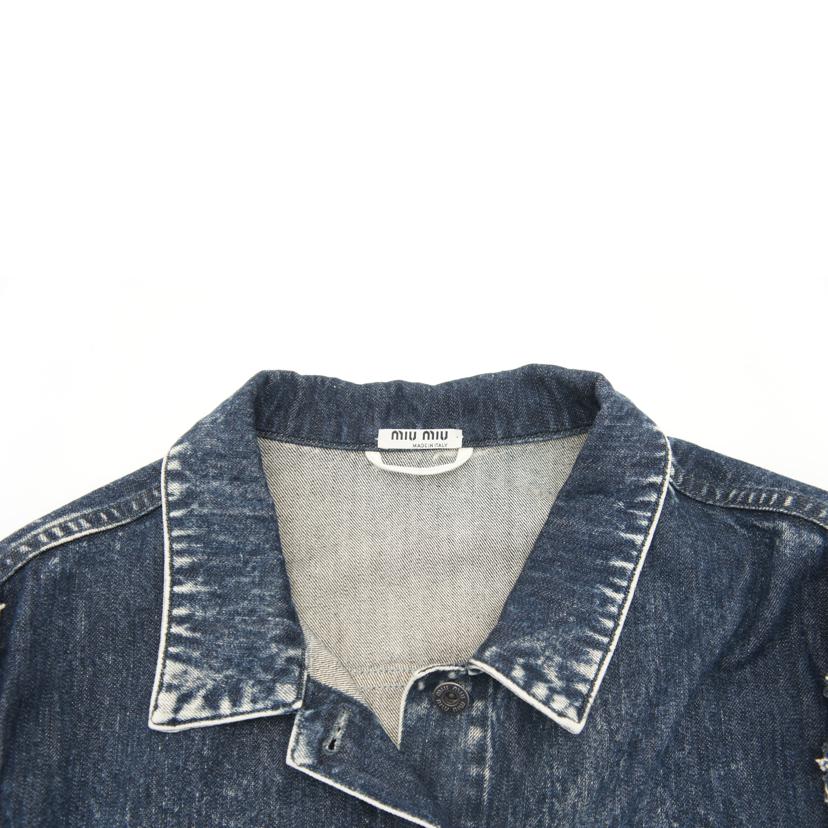 MIUMIU ミュウミュウ/フリル付きデニムベスト/GWB077//Aランク/09