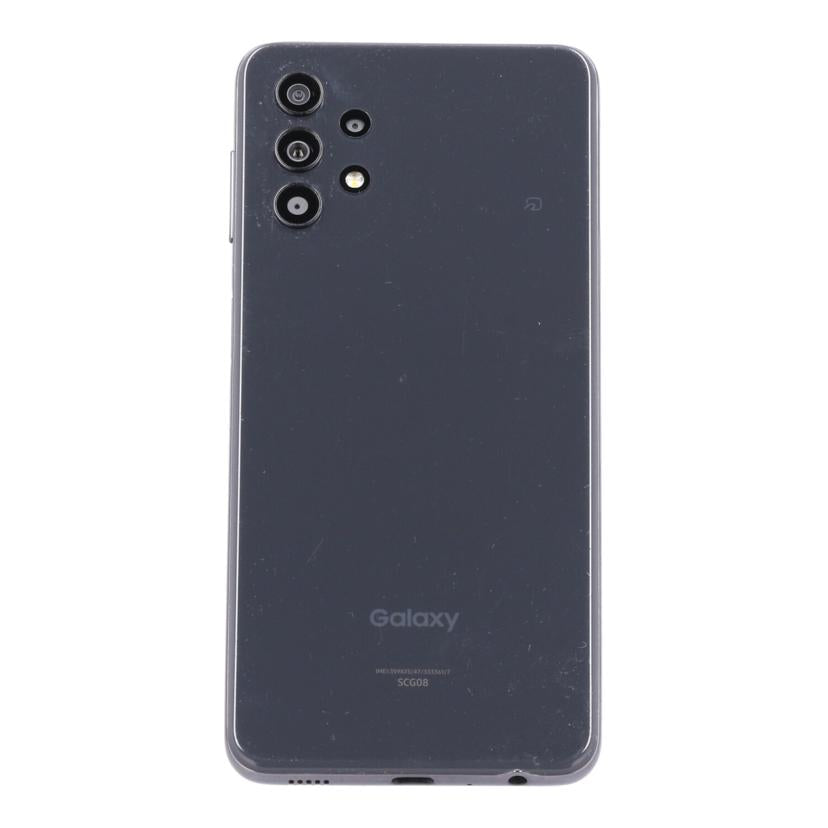 SAMSUNG　au サムスン　/スマートフォン／Galaxy　A32　5G　64GB/SCG08//RFCRA16MG8T/Bランク/75