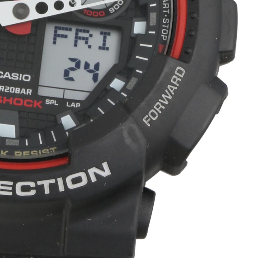 CASIO カシオ/G－SHOCK／デジアナウォッチ／クォーツ/GA-100-1A4//ABランク/18