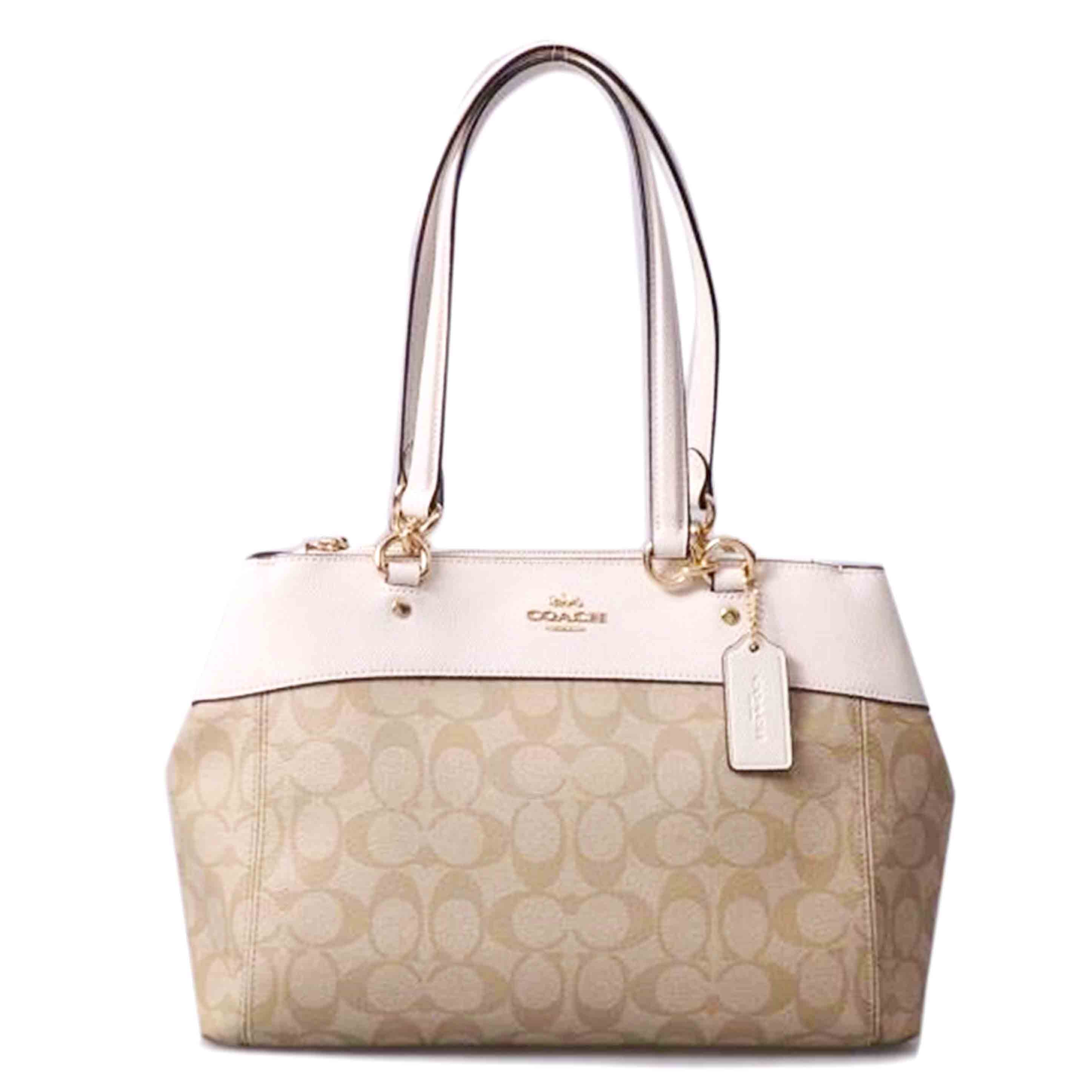 超美品COACH シグネチャー トートバッグ ホワイト COACH コーチ 