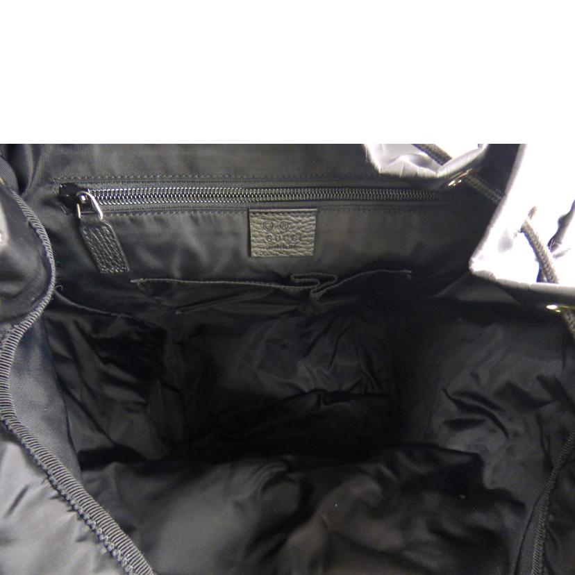 GUCCI グッチ/GGナイロンレザーバックパック/510336//498***/ABランク/64