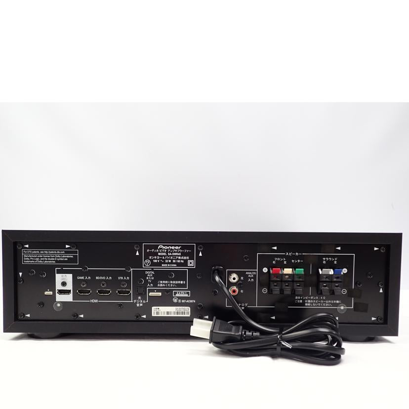 Pioneer Pioneer/5．1chスピーカーバーシステム　/SA-SWR45/S-SB760//Aランク/62