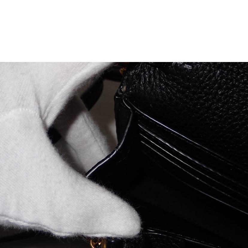 TORY BURCH トリーバーチ/レザーショルダー/ブラック//Aランク/69