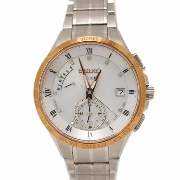 SEIKO セイコー/ドルチェデイデイト45周年モデル／電波ソーラー/SADA024//490***/Bランク/69