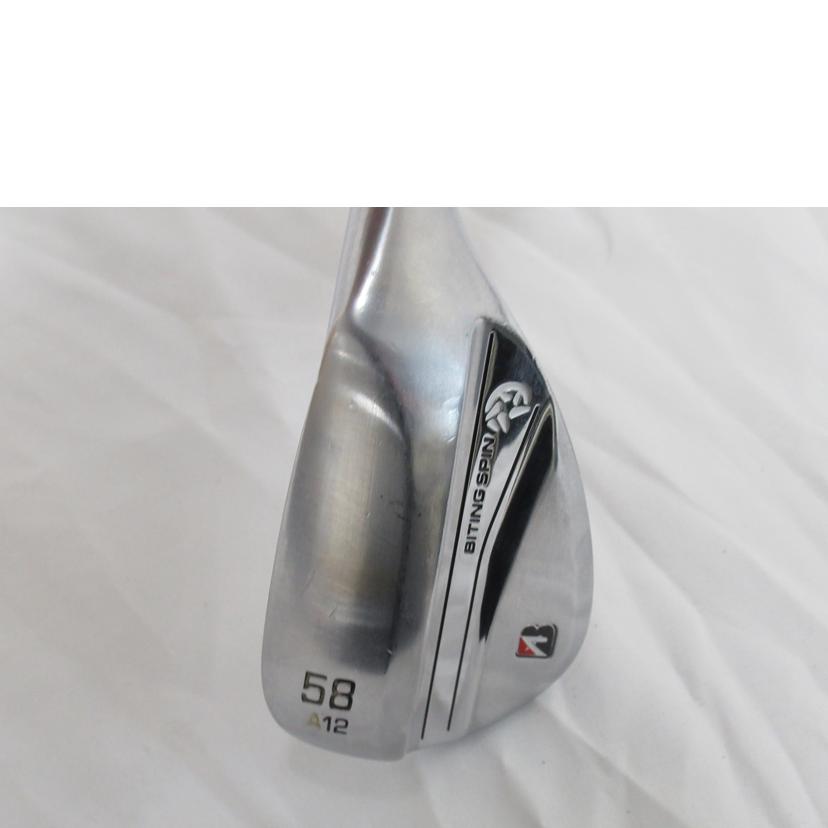 BRIDGESTONE/ウェッジ／ブリヂストン・バイティングスピン　58　A12/BITING SPIN 58 A12//Aランク/63