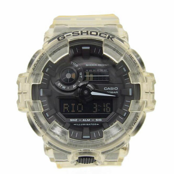 CASIO カシオ/G－SHOCK／スケルトンシリーズ／クォーツ/GA-700SKE-7AJF//ABランク/04