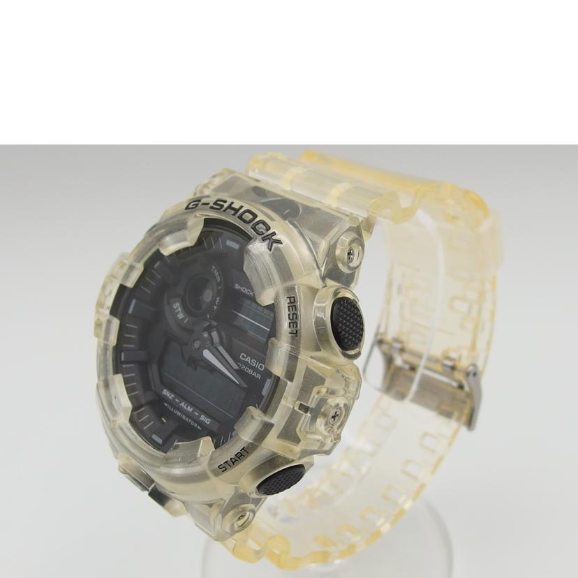 CASIO カシオ/G－SHOCK／スケルトンシリーズ／クォーツ/GA-700SKE-7AJF//ABランク/04