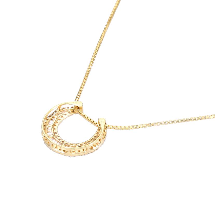 /　K18ダイヤネックレス0．50ct//ABランク/88