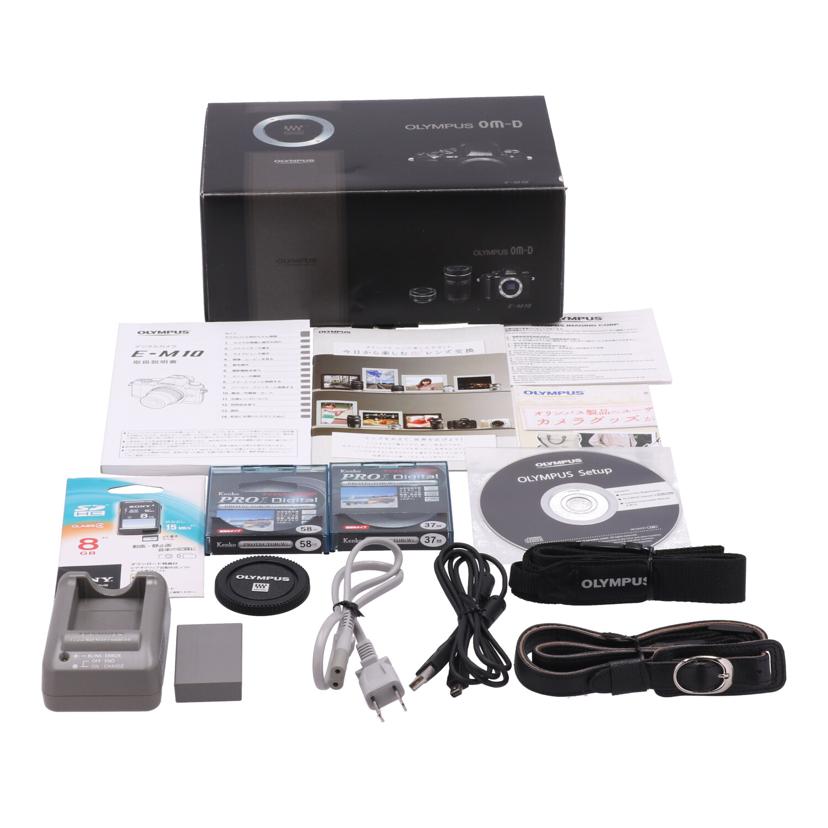 OLYMPUS オリンパス　/ミラーレス一眼　ダブルズームキット/E-M10 EZﾀﾞﾌﾞﾙｽﾞｰﾑｷｯﾄ//V5NF08913/Bランク/82