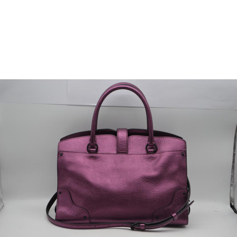 COACH コーチ/マーサーメタリックカーフ2wayレザーハンド/パープル/59987//C17**/Aランク/89