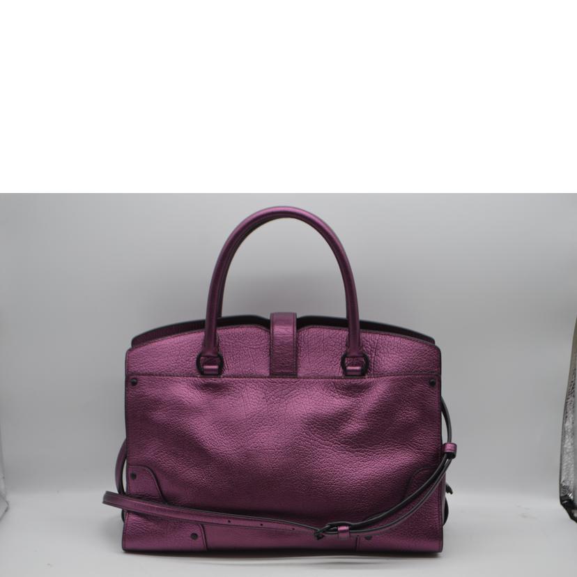 COACH コーチ/マーサーメタリックカーフ2wayレザーハンド/パープル/59987//C17**/Aランク/89