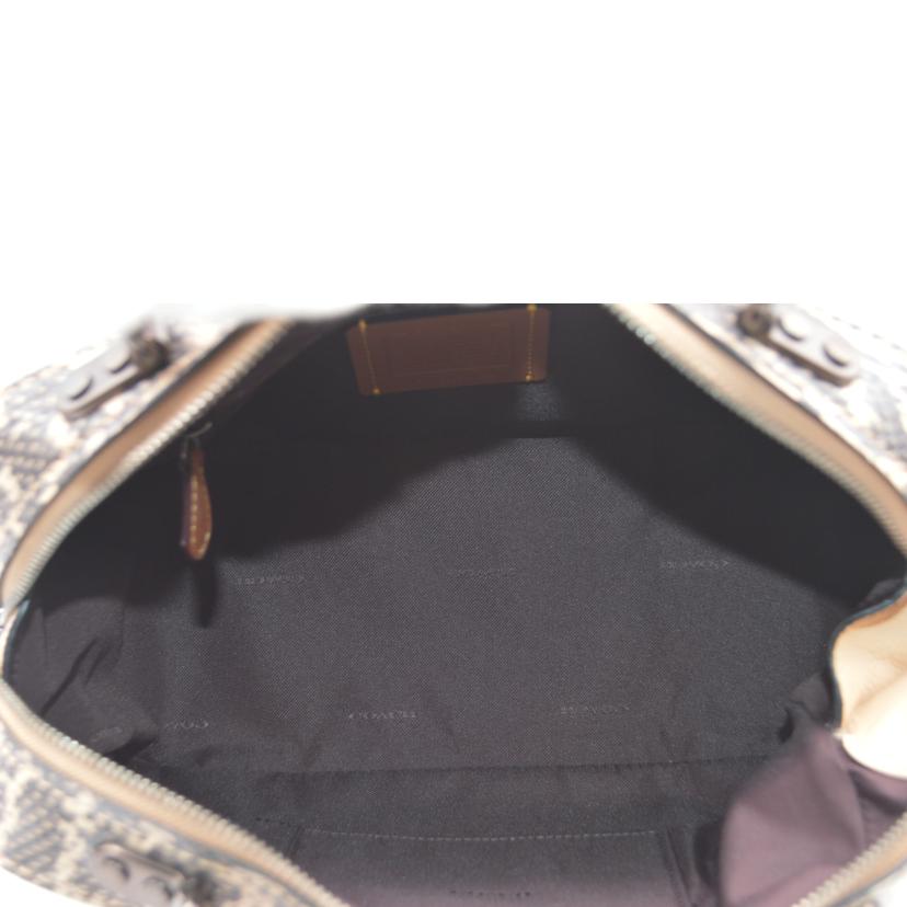 COACH コーチ/レーンサッチェルウィズスネークスキン2wayレザーハンド/69622//H19**/Aランク/89