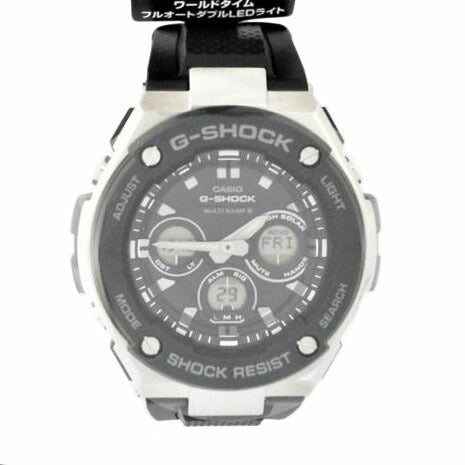 CASIO カシオ/G－SHOCK／G－STEEL／ミッドサイズ／電波ソーラー/GST-W300-1AJF//SAランク/88