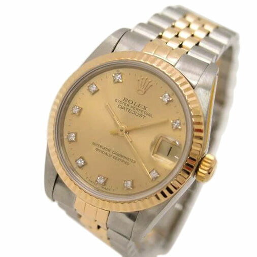 ROLEX ロレックス/デイトジャスト／旧10Pダイヤ／R番／ボーイズ／自動巻き/68273//R42**********/SAランク/69