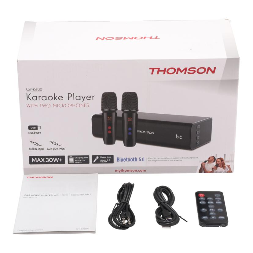 THOMSON トムソン/カラオケプレーヤー＋マイク/QY-K600//-/Bランク/62