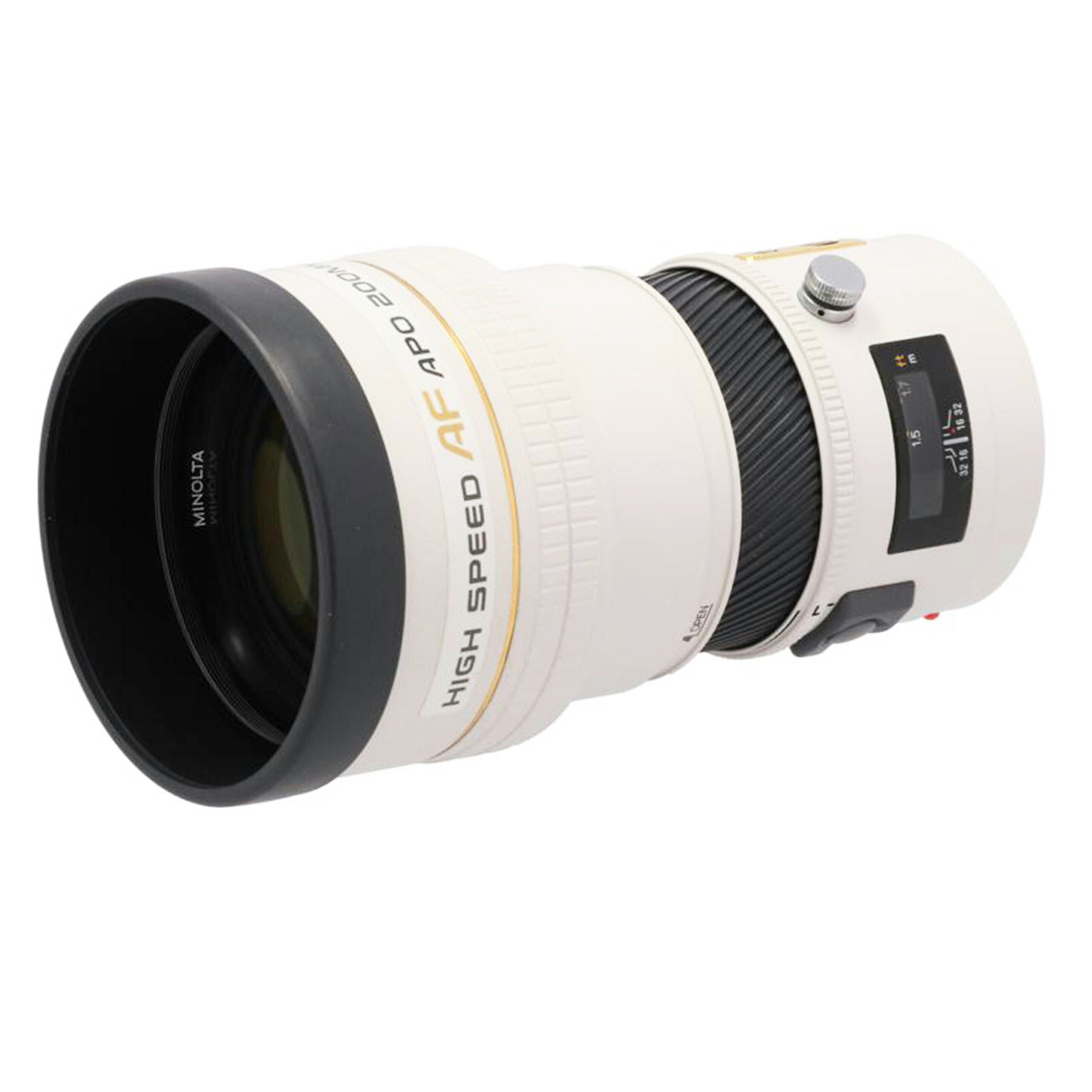 ＭＩＮＯＬＴＡ ミノルタ/交換レンズ／２００ｍｍ/AF APO TELE 200mm F2.8//14601196/Bランク/82
