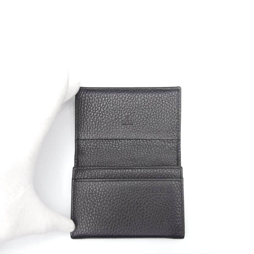 GUCCI グッチ/GGマーモント／二つ折りカードケース／ブラック/474748//203***/Aランク/04