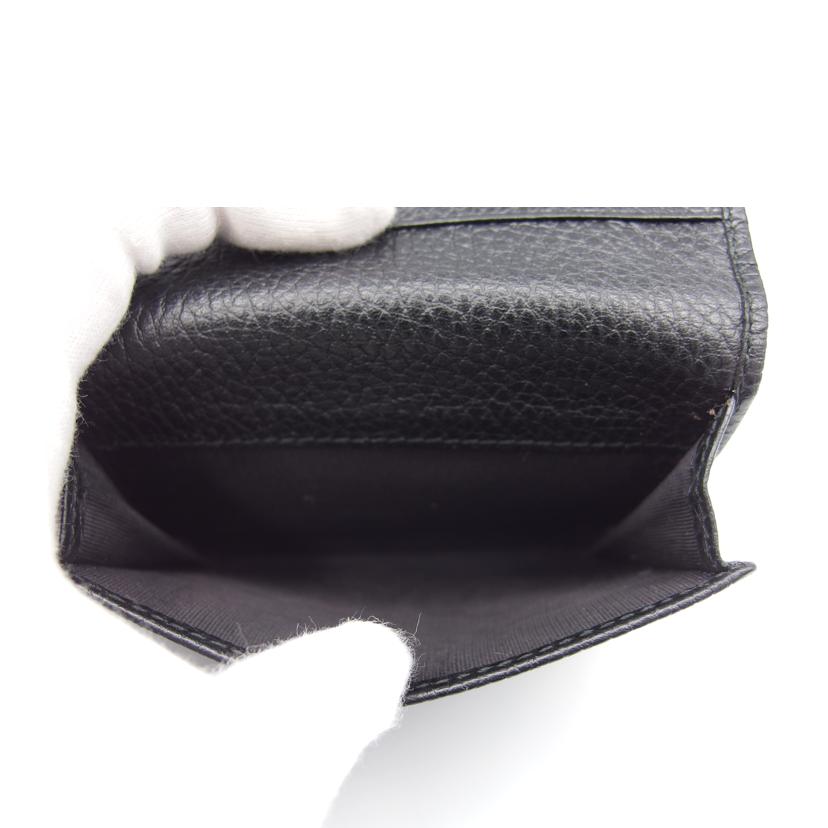 GUCCI グッチ/GGマーモント／二つ折りカードケース／ブラック/474748//203***/Aランク/04