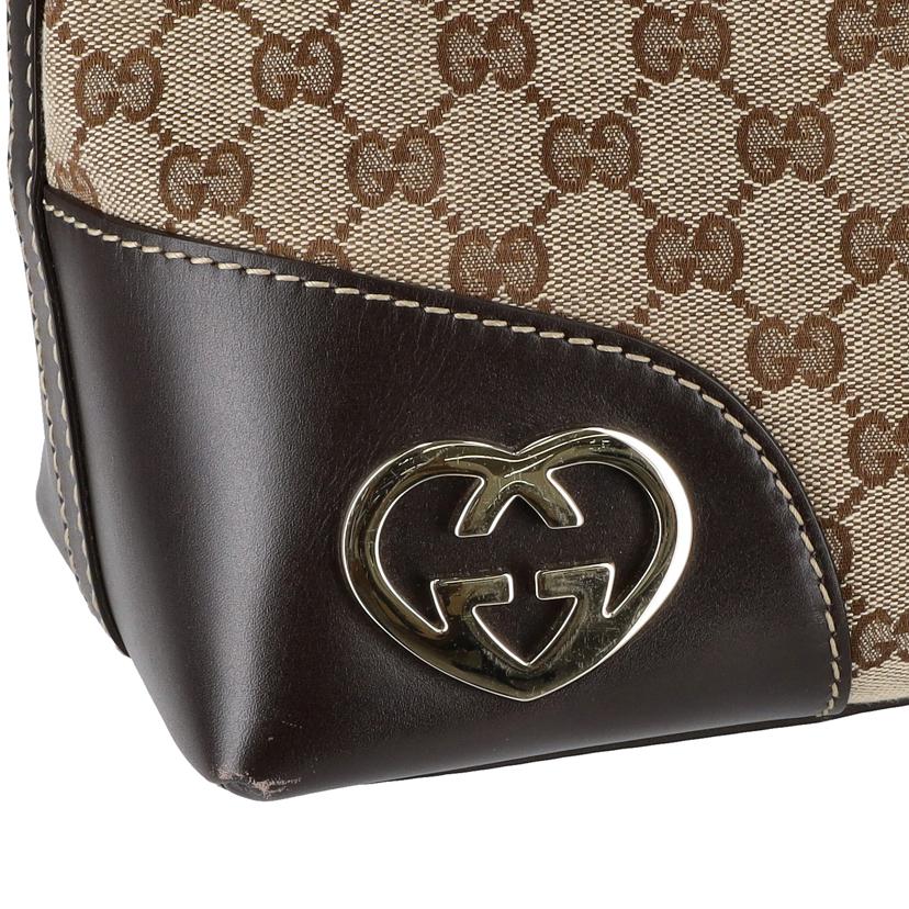 GUCCI グッチ/グッチ／GGキャンバス／ハ－トG／ワンショルダ－/257070//002***/ABランク/93