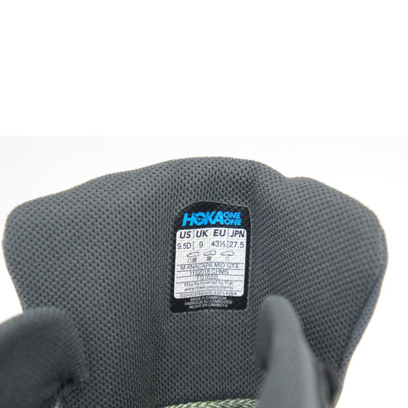HOKA　ONE　ONE ホカオネオネ/ANACAPA　MID　GTX　トレッキングシューズ／27．5cm／グレー/1122018CHMS//SAランク/01