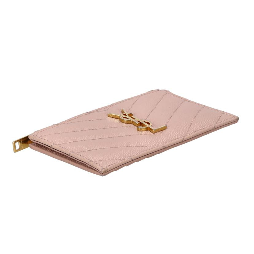 SAINT　LAURENT サンローラン/モノグラムフラグメントジップカードケース/607915BOW012721//ABランク/09
