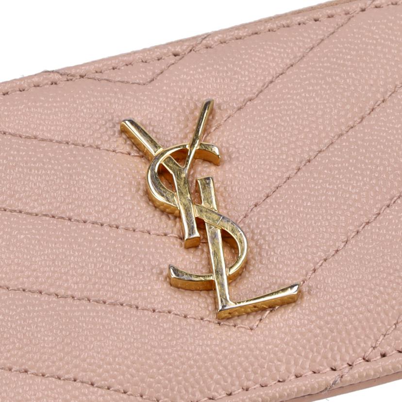 SAINT　LAURENT サンローラン/モノグラムフラグメントジップカードケース/607915BOW012721//ABランク/09