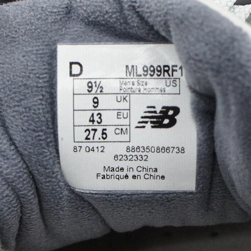 NEW　BALANCE ニューバランス/New　Balance　999　Ronnie　Fieg　Steel　Blue/ML999RF1//ｻｲｽﾞ:27.5cm/ABランク/91
