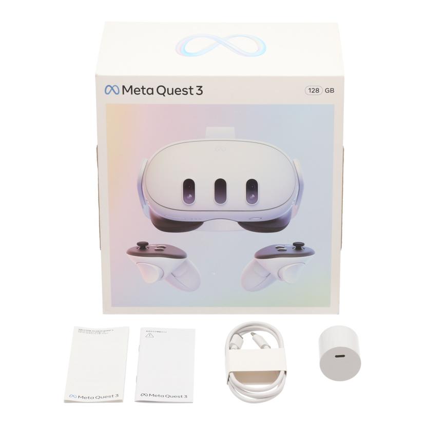 Meta Facebook メタ /VRヘッドセット/Meta Quest3 128GB/899-00591-01 S3A//2G0YBW5F7X00DS/Bランク/62