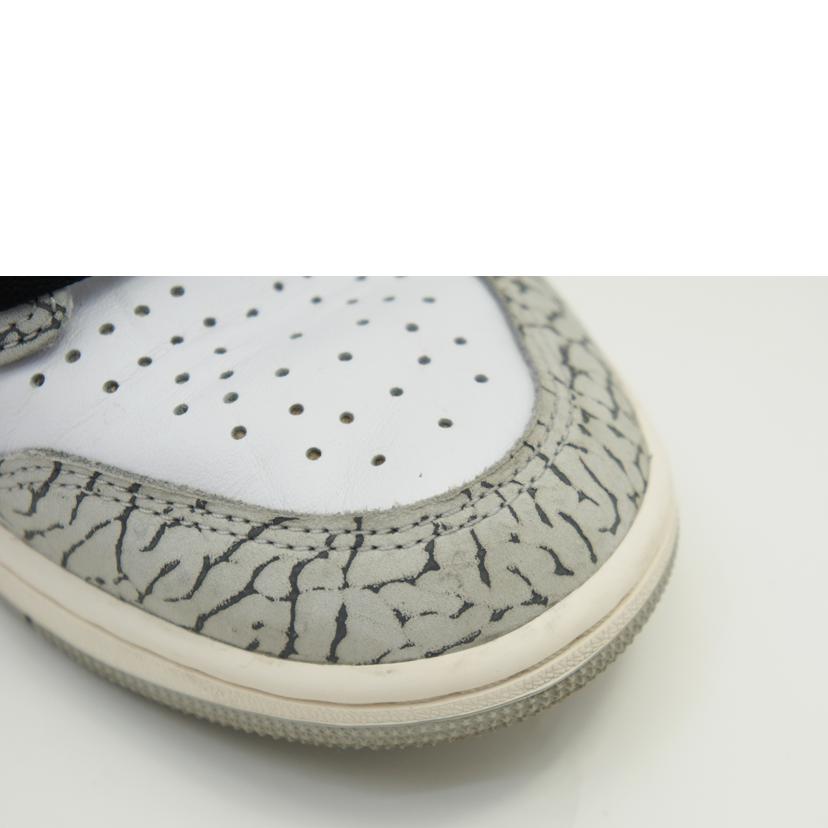 NIKE ナイキ/AIR　JORDAN　1RETROHIGH　OG　ELEPHANT／26．5cm／グレー×ホワイト/DZ5485-052//ABランク/01
