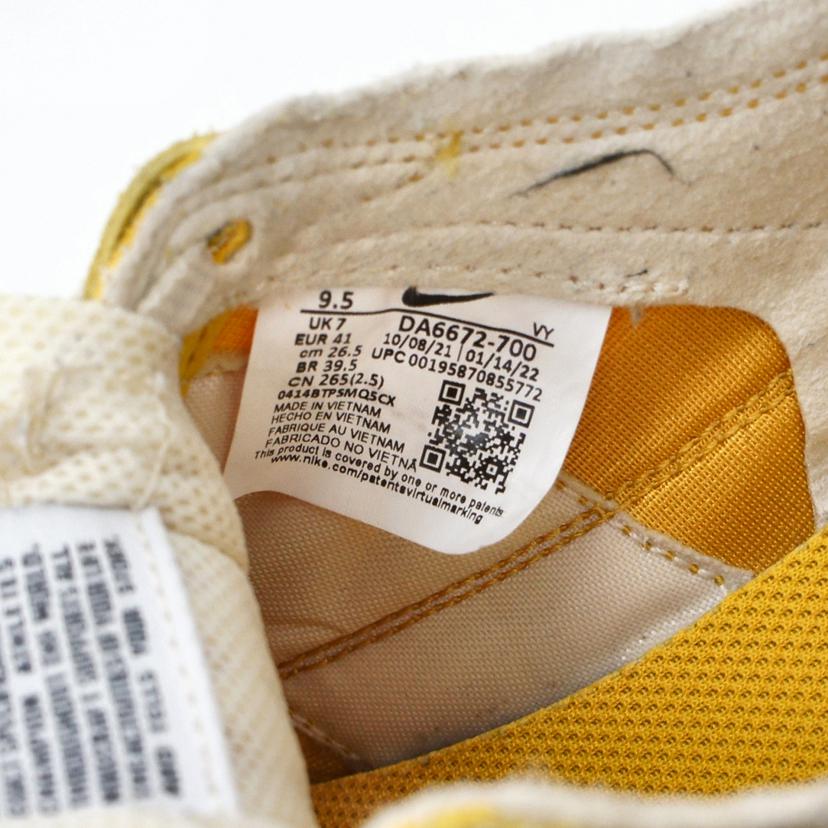 NIKE×Tom　Sachs ナイキ×トムサックス/GENERAL　PURPOSE　SHOE　ローカットスニーカー／26．5cm／イエロー/DA6672-700//Bランク/01