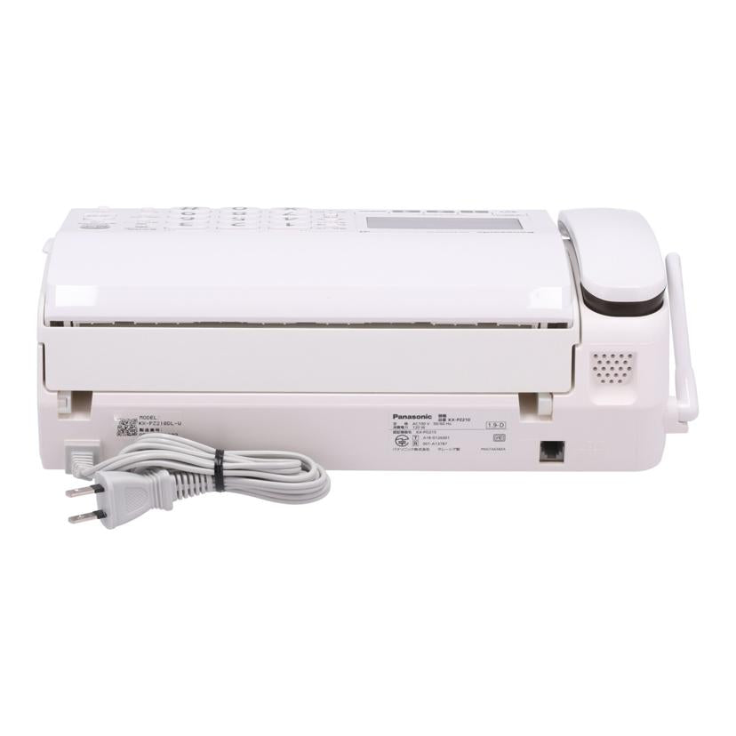 Panasonic パナソニック　/FAX電話機／おたっくす/KX-PZ210//9FAFA076202/Bランク/69
