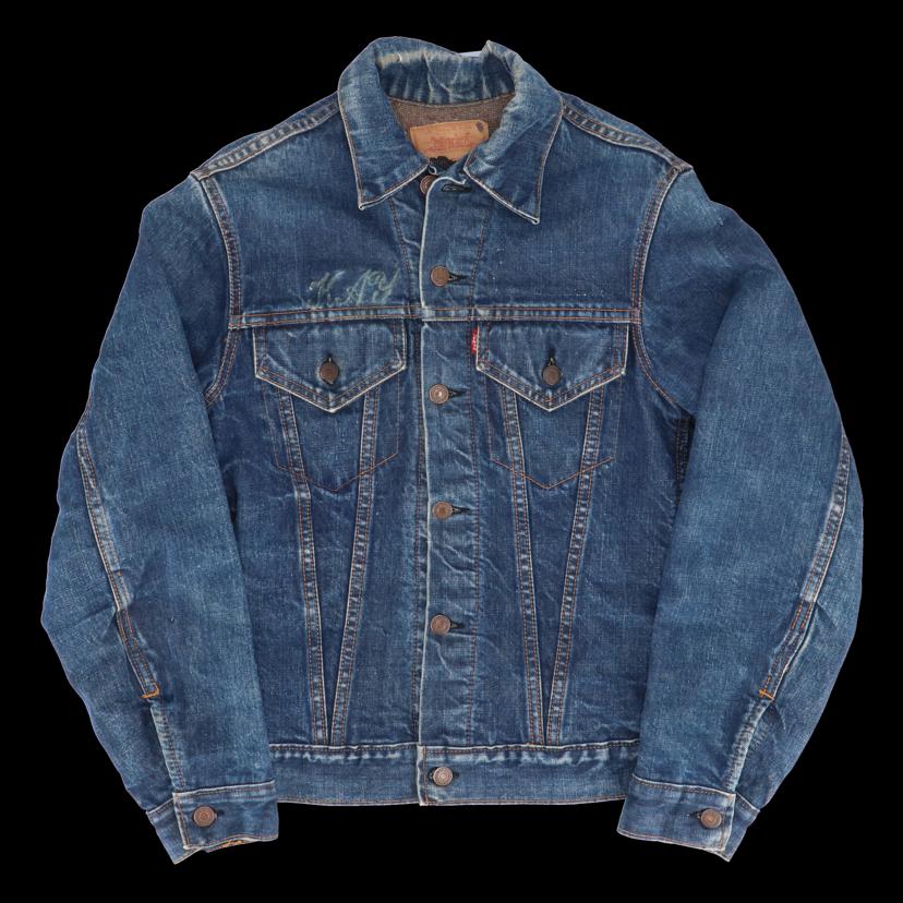 LEVI’S/70’s/71205/USA製/ヴィンテージ/裏ボタン525/BIGE/ブランケット//ABランク/69