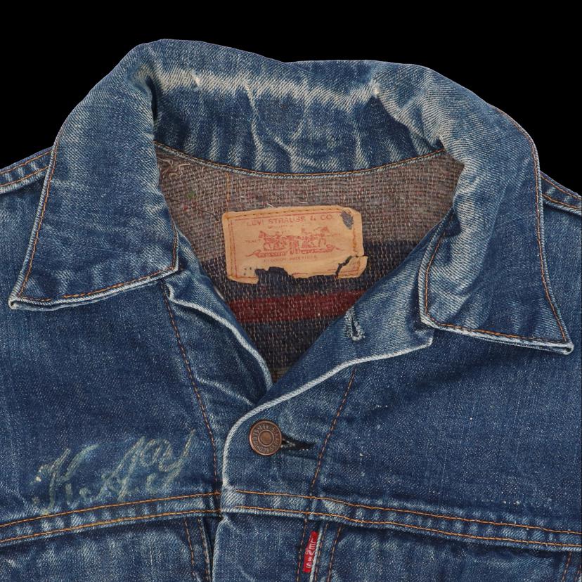 LEVI’S/70’s/71205/USA製/ヴィンテージ/裏ボタン525/BIGE/ブランケット//ABランク/69