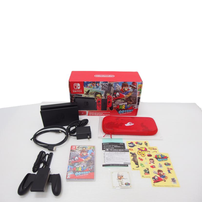 任天堂 任天堂/SWITCH　本体／スーパーマリオオデッセイセット/HAC-S-KADEE//XAJ10005853976/Bランク/88