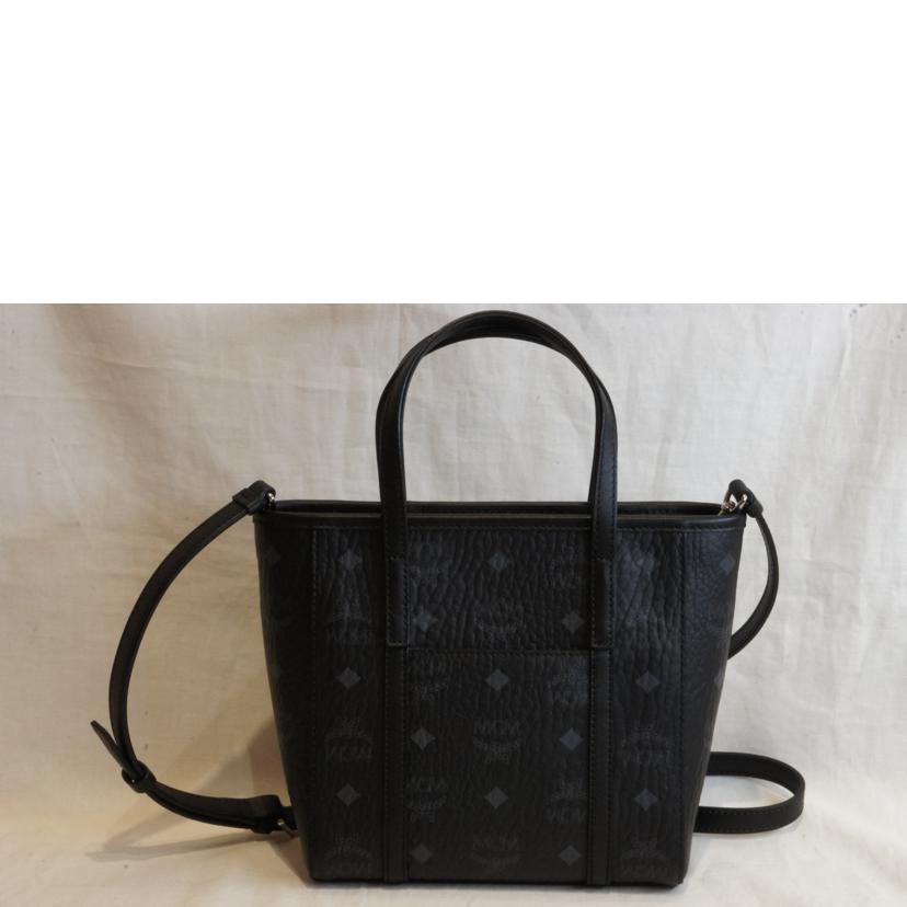 MCM エムシーエム/ロゴグラムミニショッピングトート2WAYブラック/MWPAATN04BK001//SAランク/92