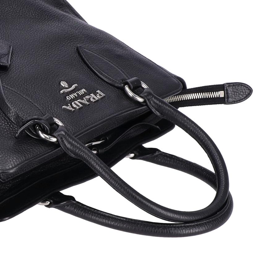 PRADA プラダ/PRADA2wayレザーハンド／ブラック/1BA205//203/Aランク/75