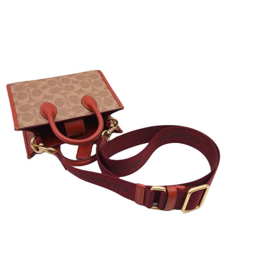 COACH コーチ/エーストートバッグ17／シグネチャーキャンバス／2WAYバッグ/CT891//C24**/SAランク/04