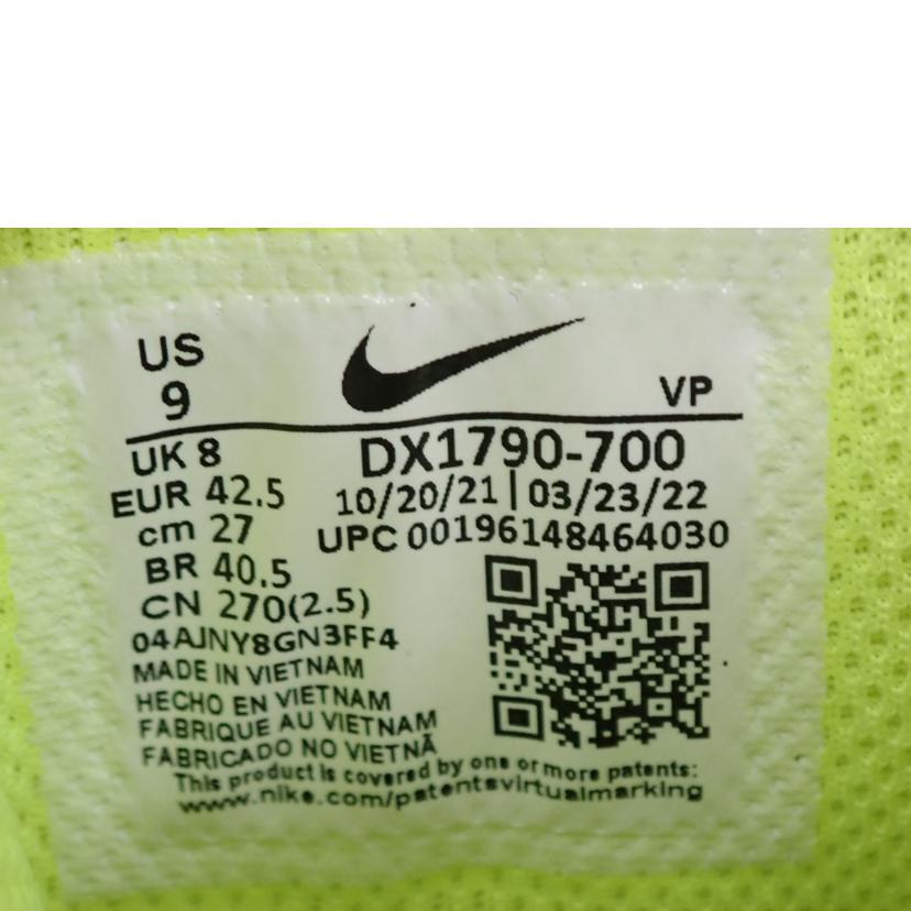 NIKE ﾅｲｷ/AIR　MORE　UPTEMPO’96　VOLT/DX1790-700//27.0cm/ABランク/62