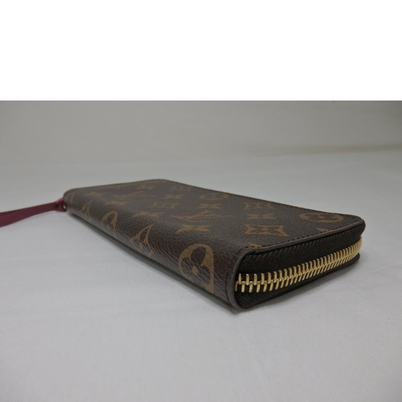 LOUIS VUITTON/ポルトフォイユクレマンス／モノグラム／フューシャ/M60742//RFI*/Aランク/84