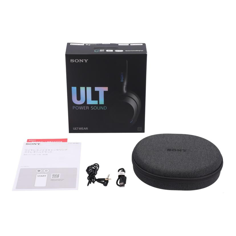 SONY ULT ワイヤレスヘッドホン ノイズキャンセリング ブラック Sony ULT POWER SOUND series | ULT WEAR Wireless Noise Canceling