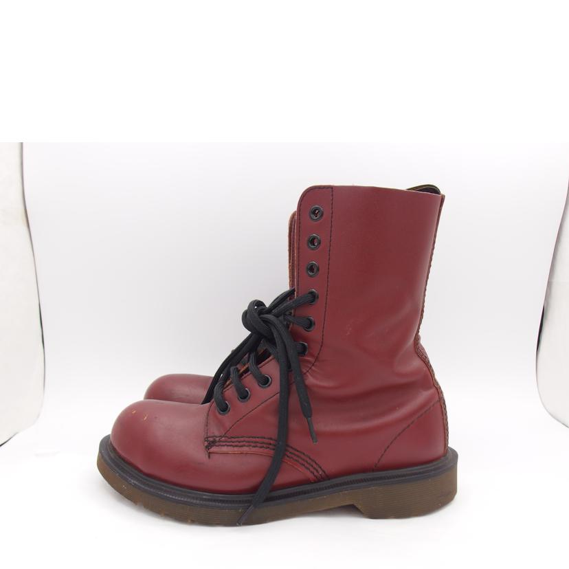 ドクターマーチン/10ホールレースアップブーツ／チェリーレッド/1490//Bランク/04