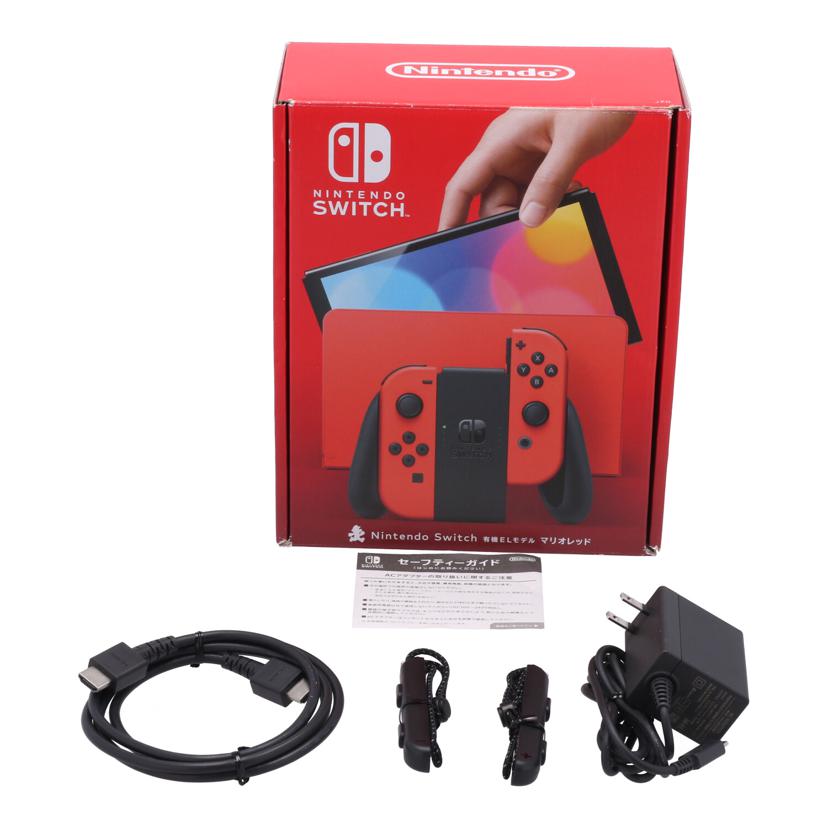 NINTENDO 任天堂 ニンテンドー　/Nintendo　Switch　有機EL　本体　マリオレッド/HEG-S-RAAAA//XTJ50478866813/Bランク/22