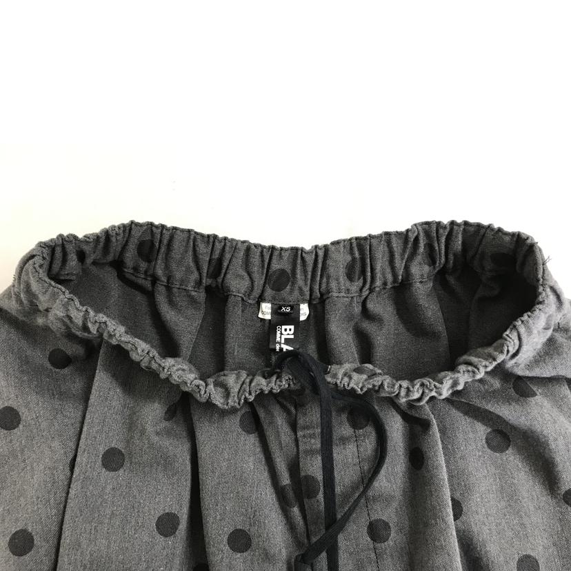COMME des GARÇONS 黒ドット柄パンツ SS COMME des GARCONS - コムコム コムデギャルソン 水玉パンツ 黒
